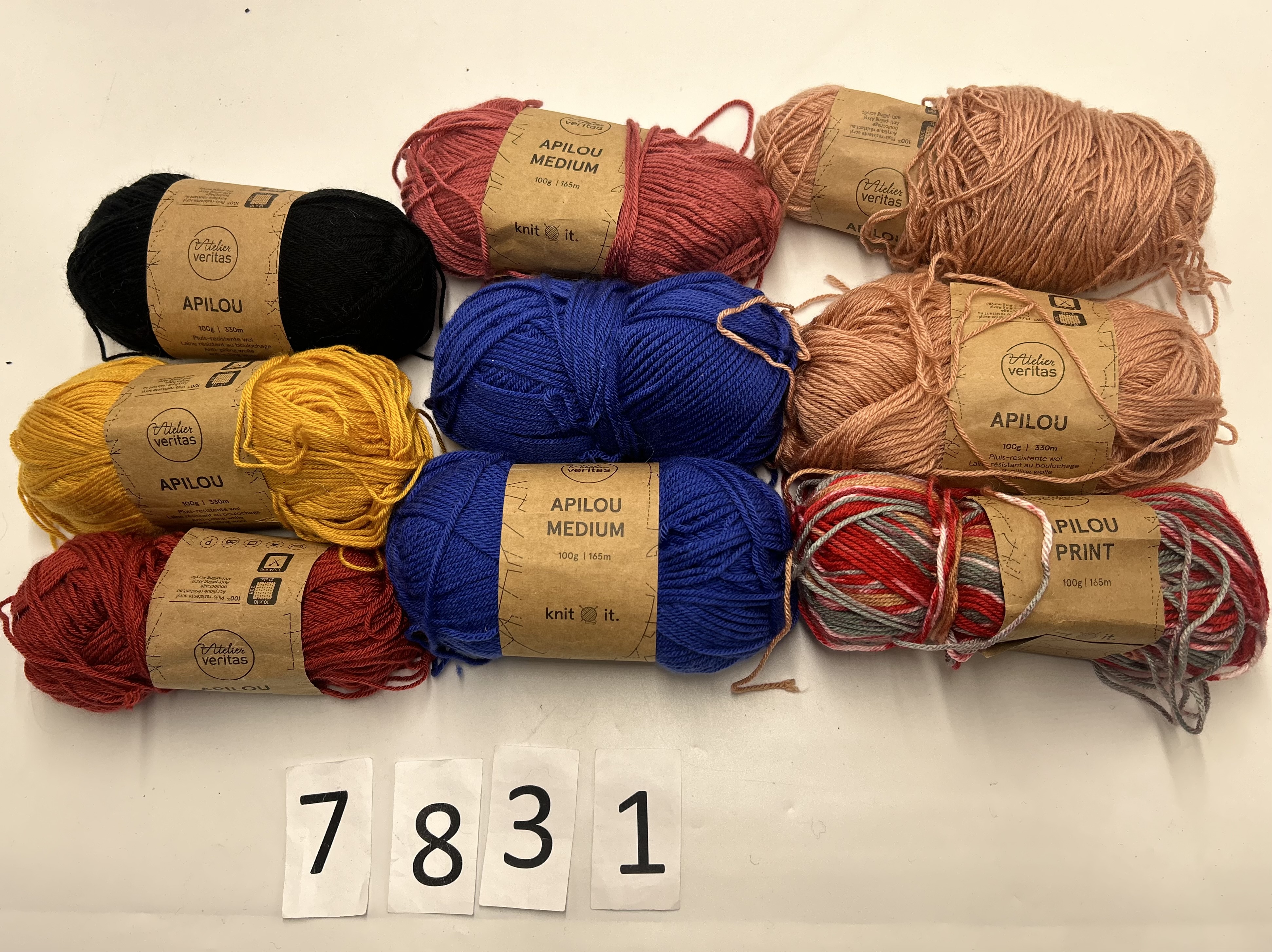 Włóczka zestaw 7831